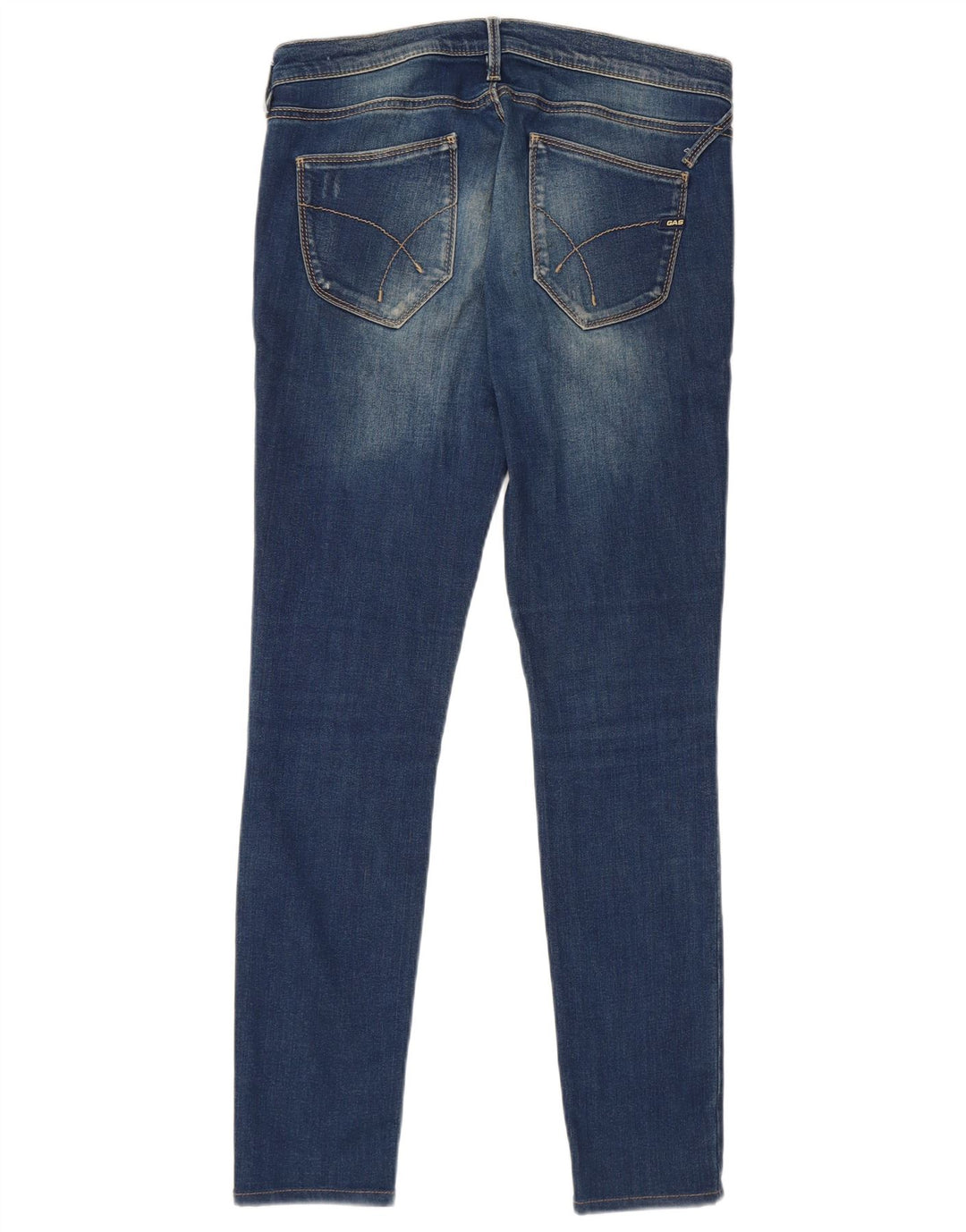 Blugi skinny pentru femei Gas W30 L32 Albastru