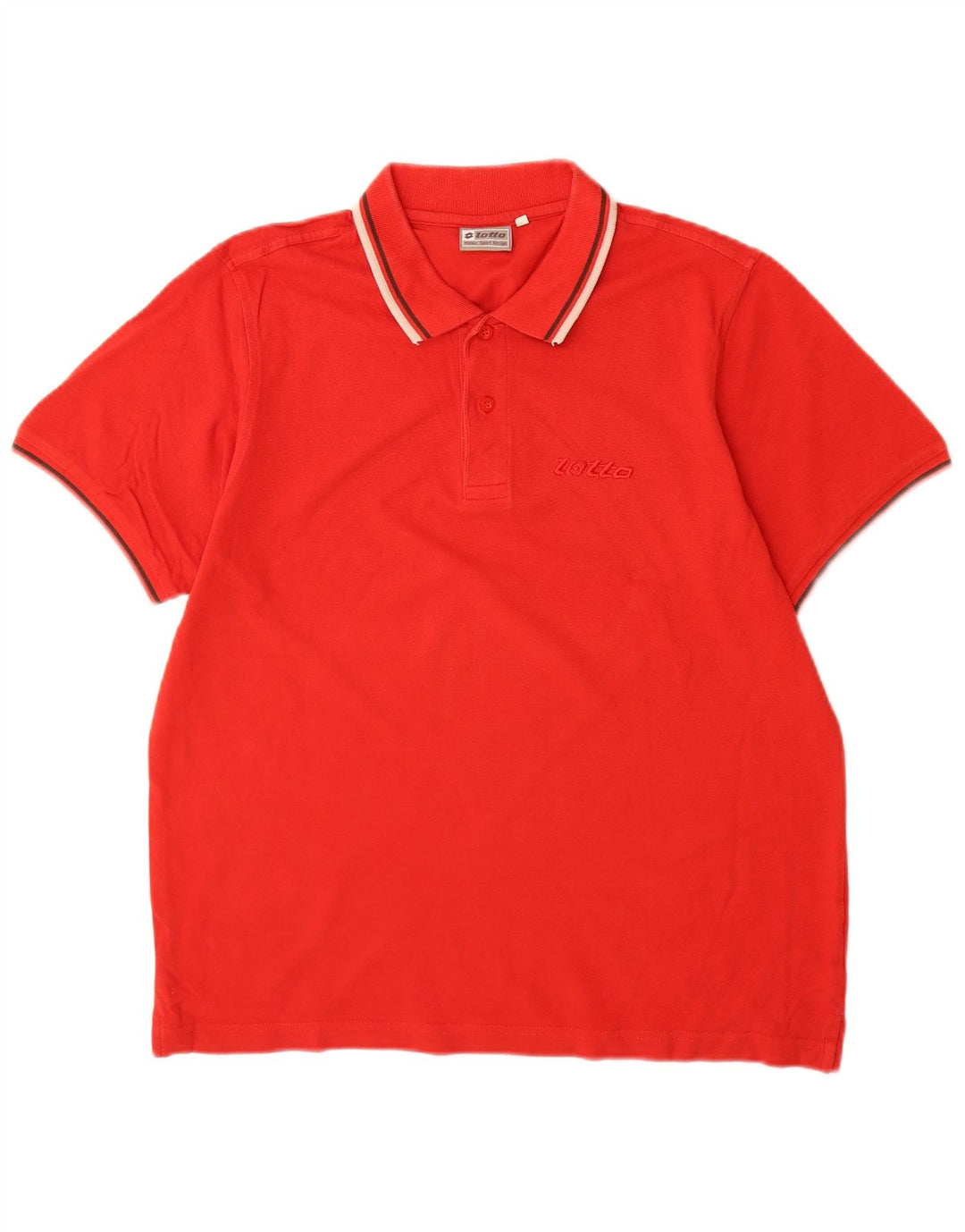 Tricou polo pentru bărbați Lotto, roșu mediu