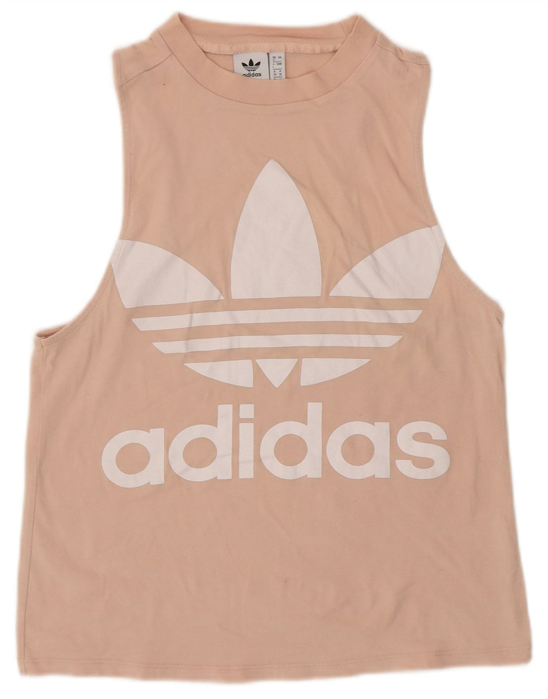 Vesta grafică pentru femei Adidas UK 8 Small Beige