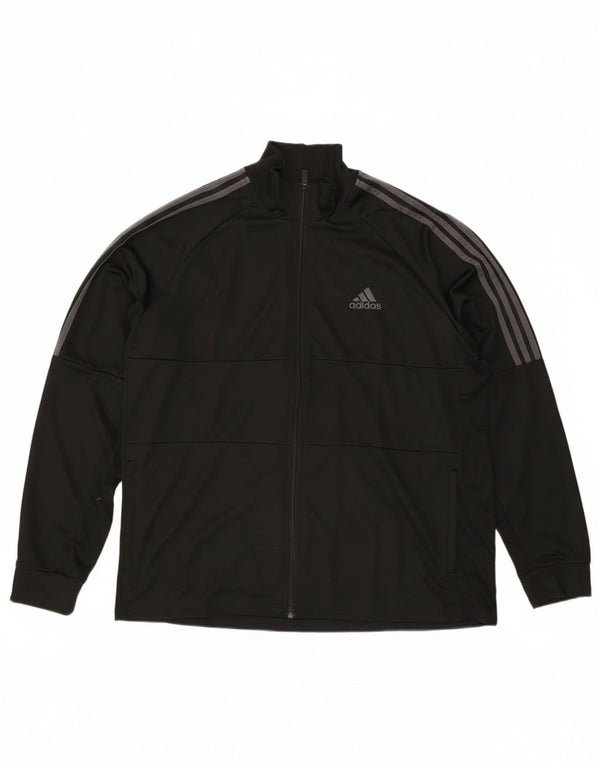 Jachetă pentru trening Adidas Aeroready pentru bărbați, poliester negru 2XL