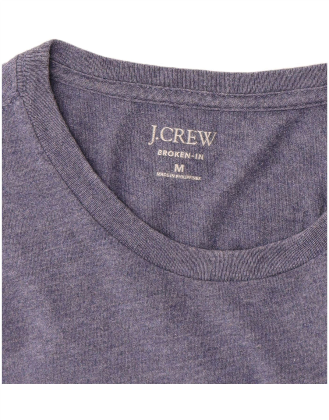 J. Crew pentru femei Broken In T-shirt Top din bumbac cu pete albastru mediu