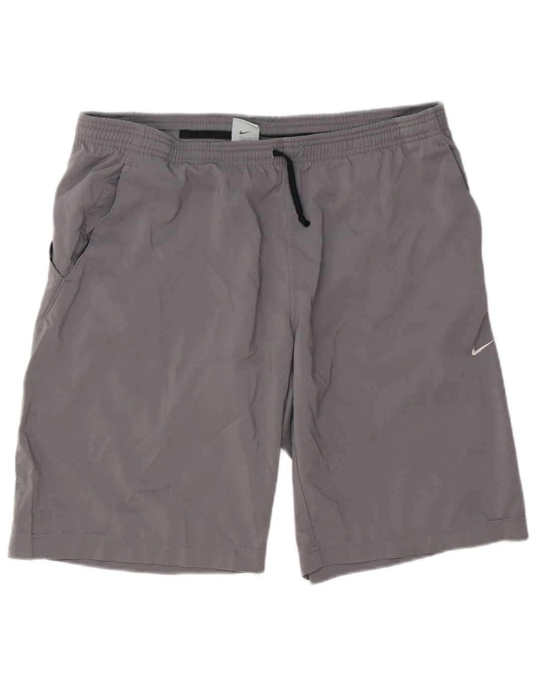 Pantaloni scurți sport NIKE Dri Fit pentru bărbați, mari, gri, poliester