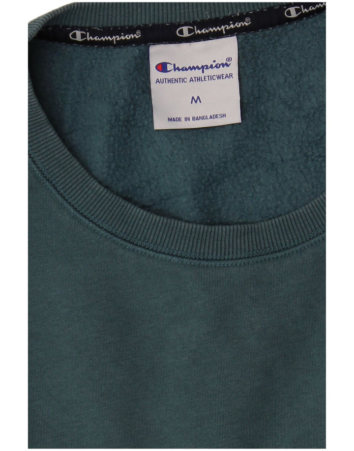 Pulover cu grafic pentru femei Champion UK 14 Bumbac albastru mediu