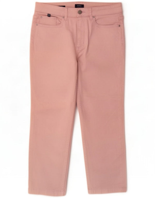 Crew Clothing Womens Cropped Jeans UK 10 Small W27 L23 Pink Cotton