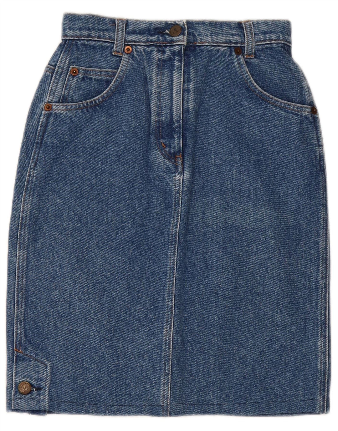 Fusta de blugi pentru femei Valentino W26 Small Blue Bumbac