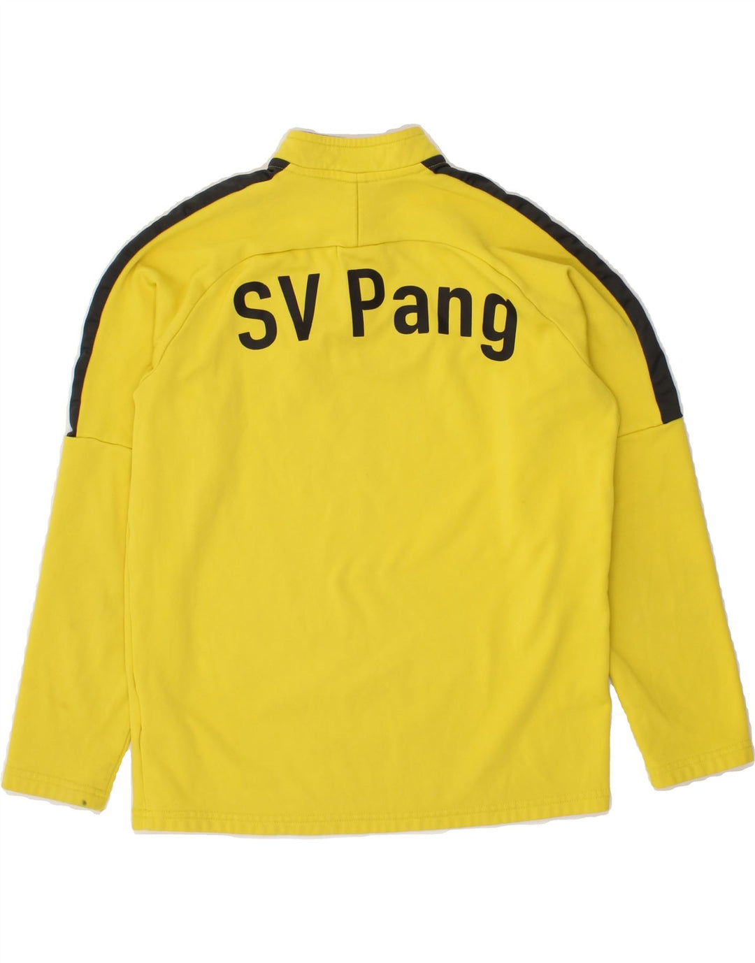 NIKE Boys Graphic Pullover Tracksuit Top 12-13 Years Large Yellow Vintage Nike and Second-Hand Nike from Messina Hembry 