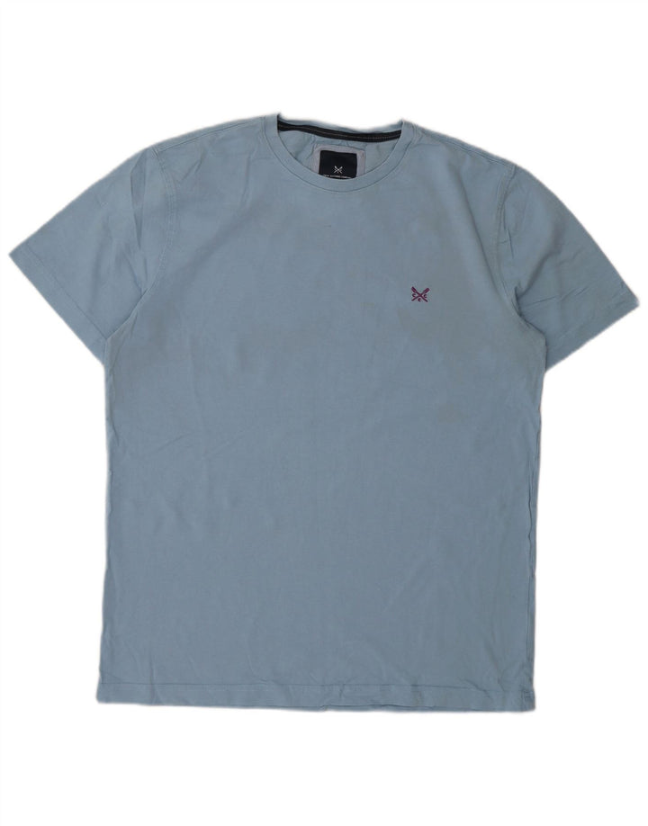 Crew Clothing Tricou Bărbați Top Medium Blue Bumbac