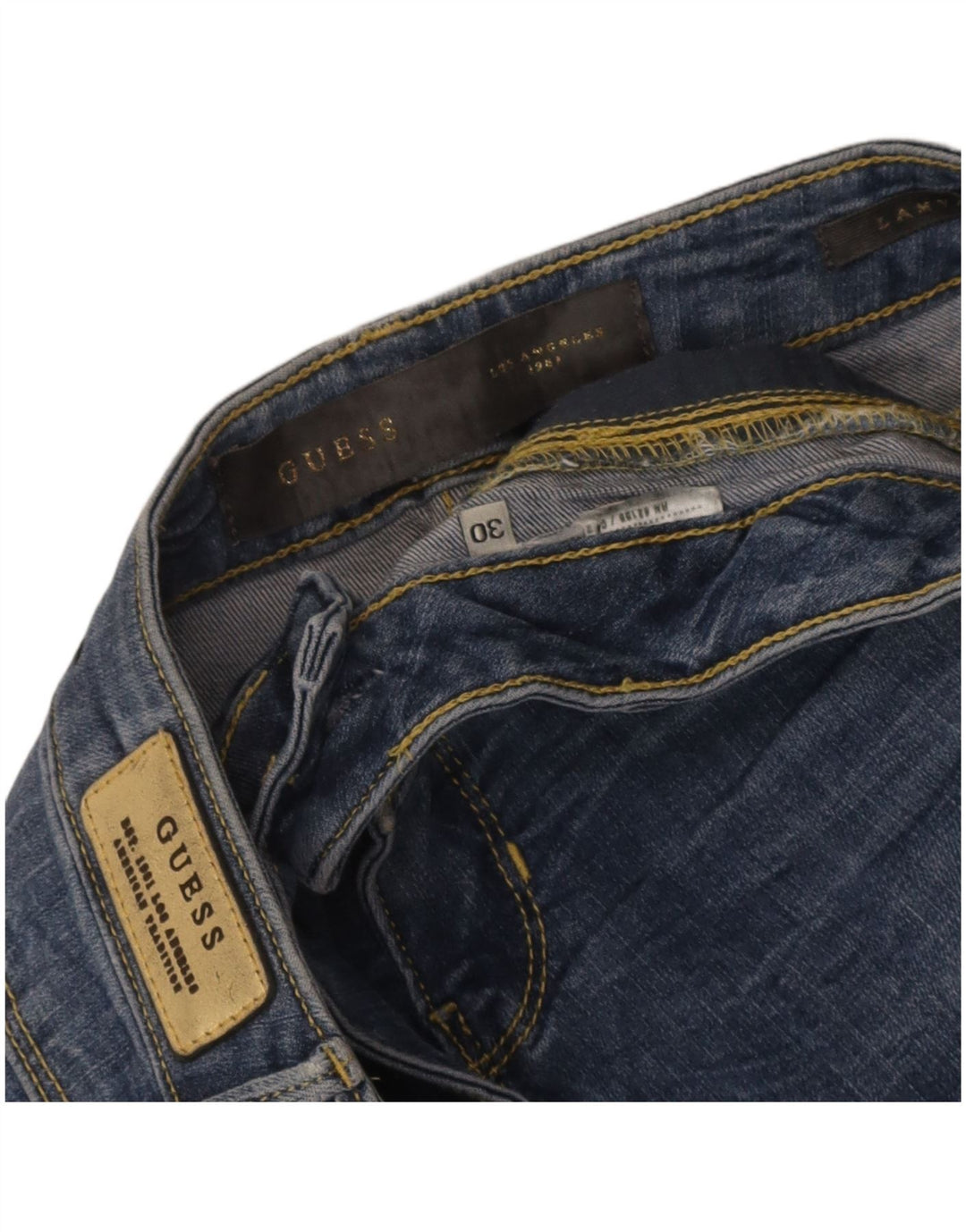Blugi skinny pentru femei Guess Lamya W30 L28 Albastru
