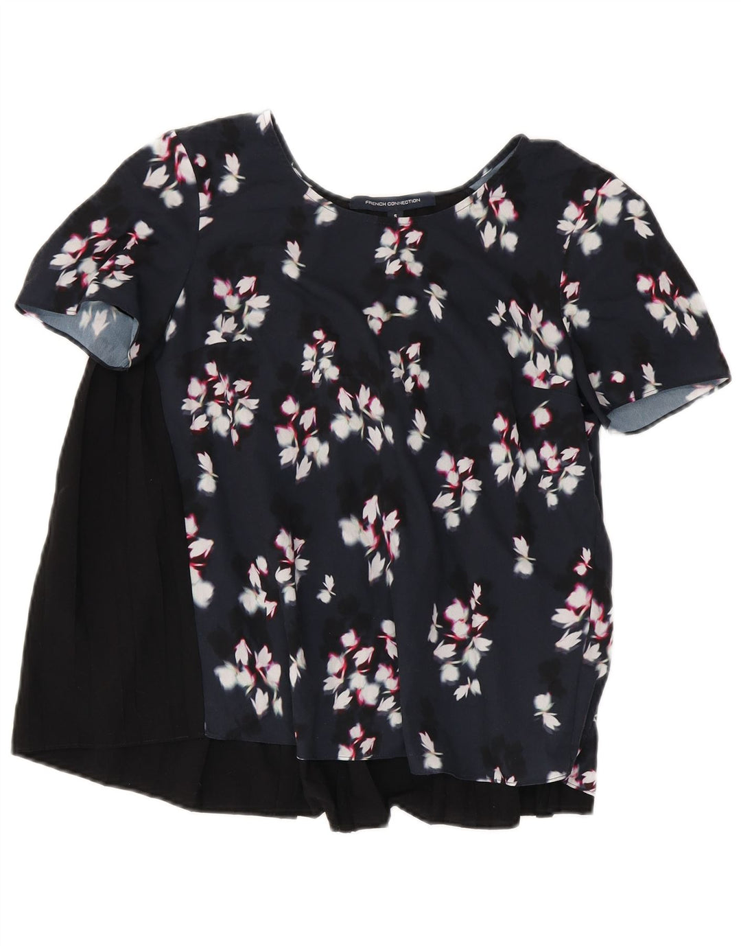 Bluză pentru femei French Connection Top UK 10 Poliester floral negru mic