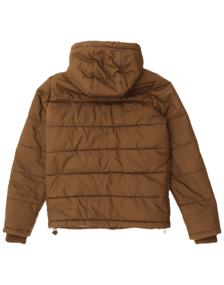 Jachetă căptușită cu glugă Superdry pentru bărbați UK 38 Medium Kaki Poliester