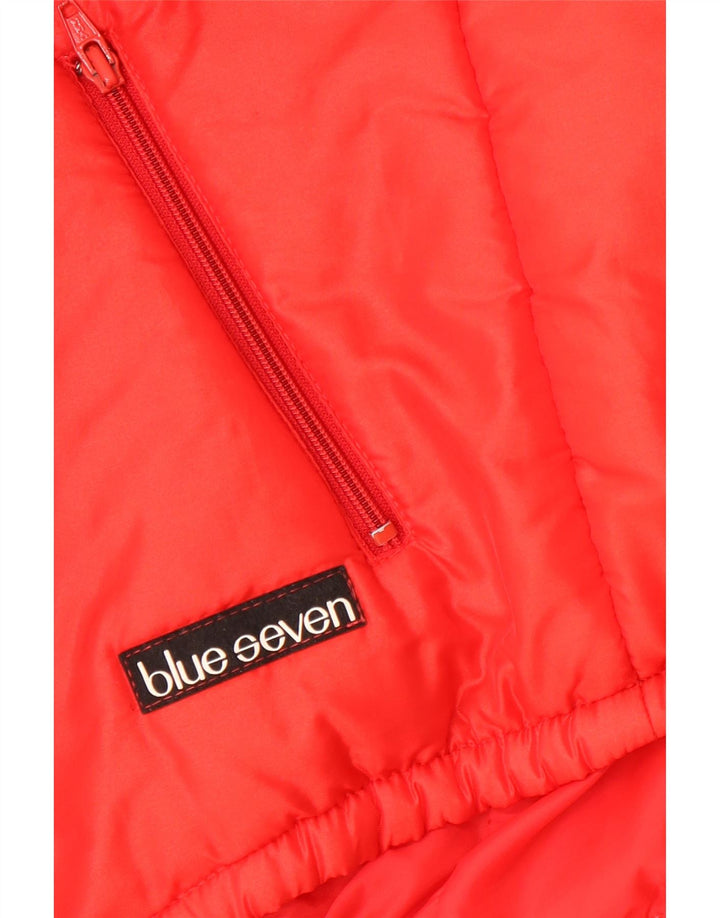 Jachetă căptușită vintage pentru bărbați UK 36 Small Red Geometric