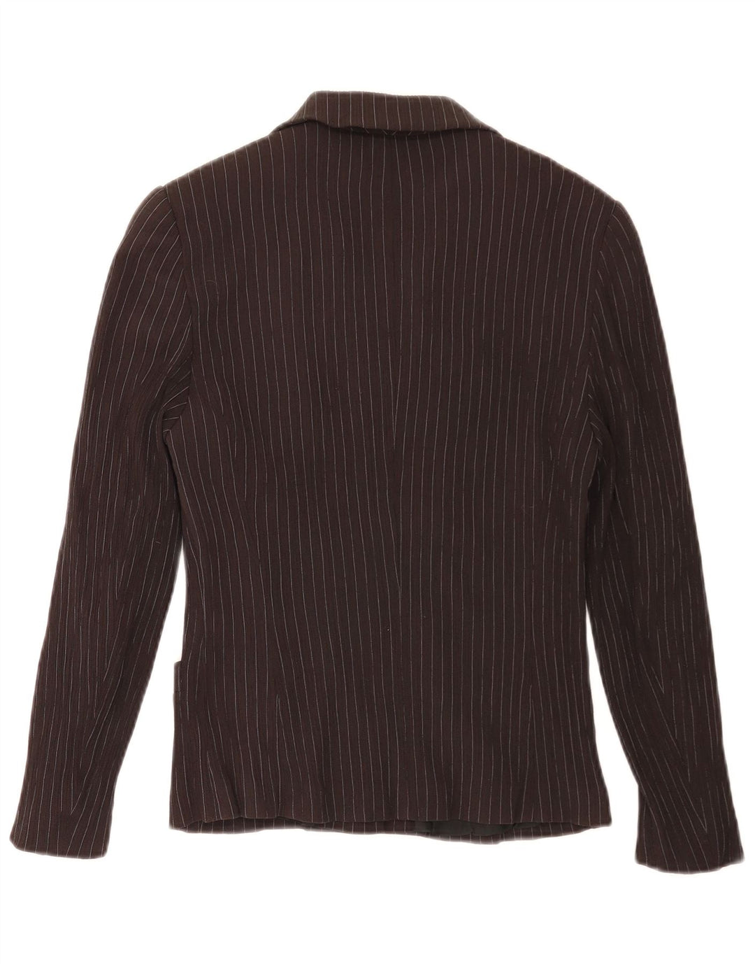 Jachetă Blazer pentru femei Taifun, cu 4 nasturi, UK 10, mic maro, viscoză cu dungi
