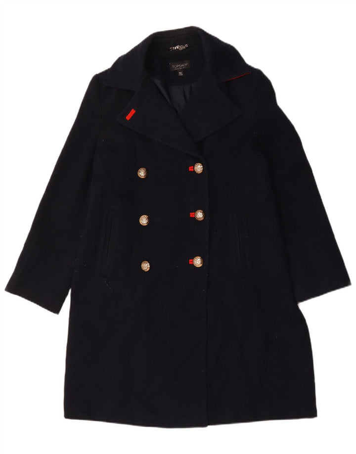 Palton supradimensionat pentru femei Topshop UK 6 XS poliester bleumarin