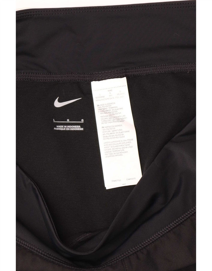 Pantaloni scurti sport Nike pentru femei UK 16, mari, negru, poliester