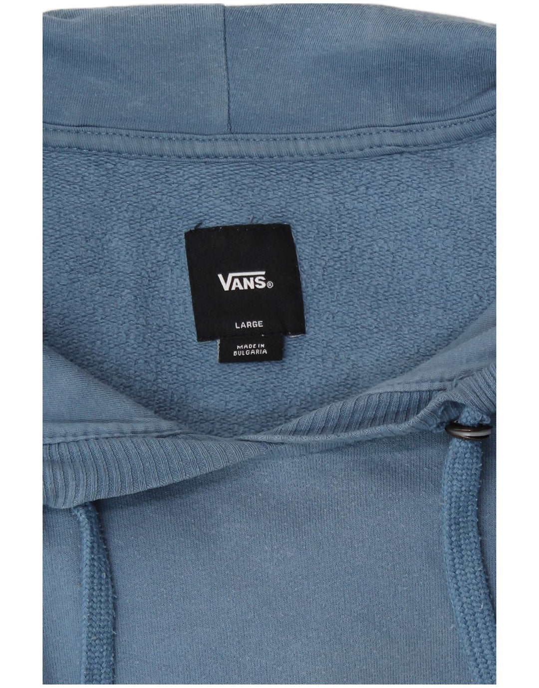 Pulover cu glugă grafic pentru bărbați Vans, mare, albastru, bumbac