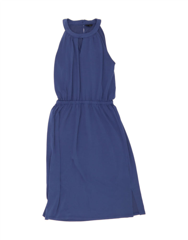 MOSSIMO Womens Sleeveless Maxi Dress UK 12 Medium Navy Blue Polyester Vintage Mossimo and Second-Hand Mossimo from Messina Hembry 