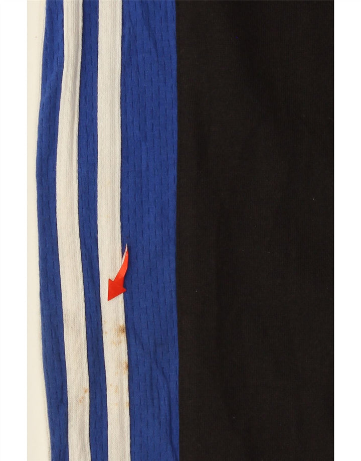Pantaloni de trening Adidas pentru bărbați Joggeri mari, negru, bumbac