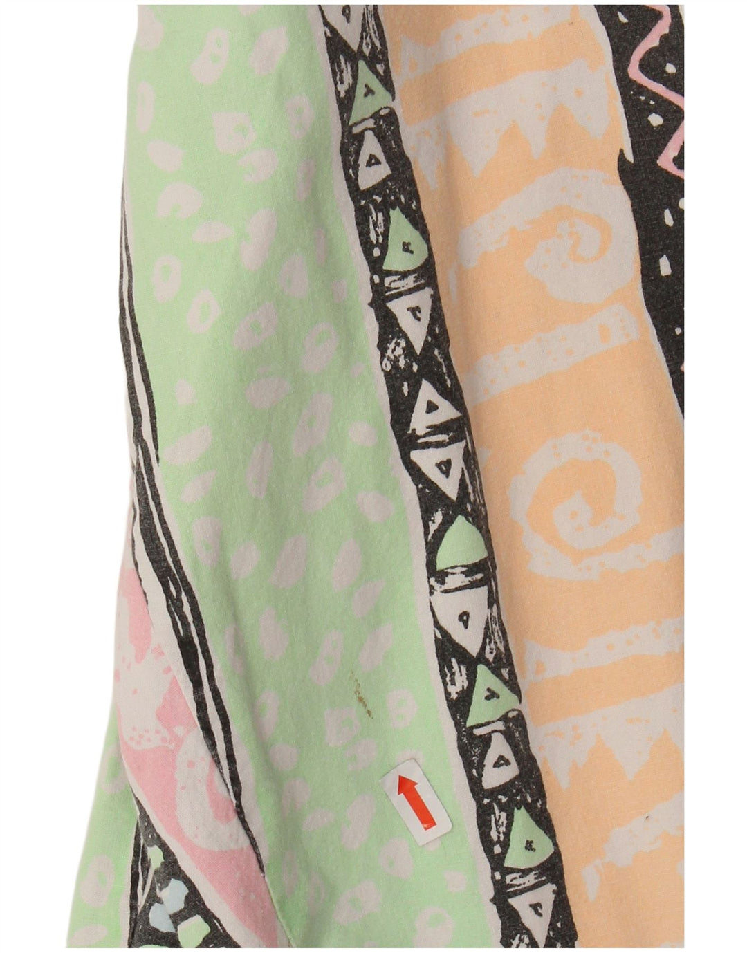 Blues Pantaloni conici pentru femei cu talie înaltă W34 L31 multicolori geometrici