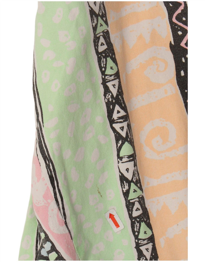 Blues Pantaloni conici pentru femei cu talie înaltă W34 L31 multicolori geometrici