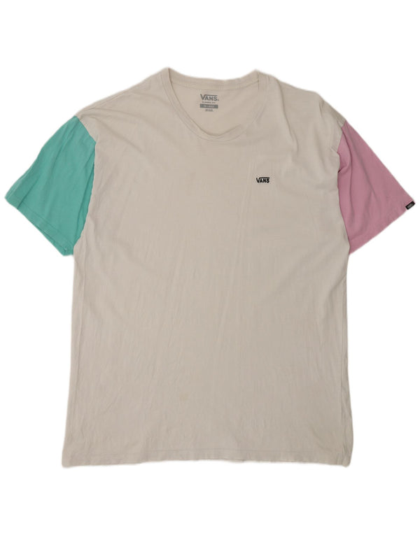 Tricou Vans Classic Fit Top 2XL Alb Colorblock