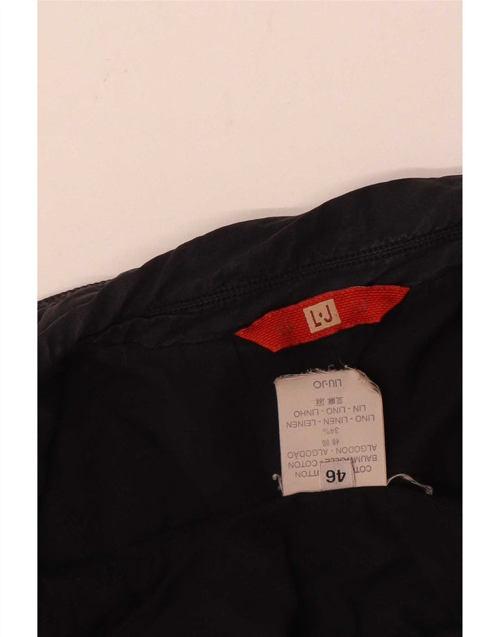 Jachetă Blazer Femei Liu Jo 1 Buton IT 46 Mare Bumbac Bleumarin