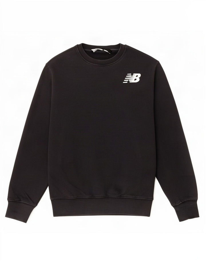 Hanorac pentru bărbați New Balance Jumper mediu din bumbac negru