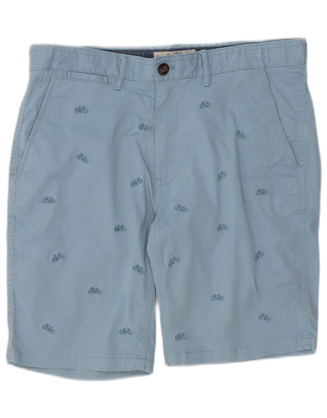 Pantaloni scurți chino pentru bărbați Fat Face W34, bumbac cu pete albastre mari
