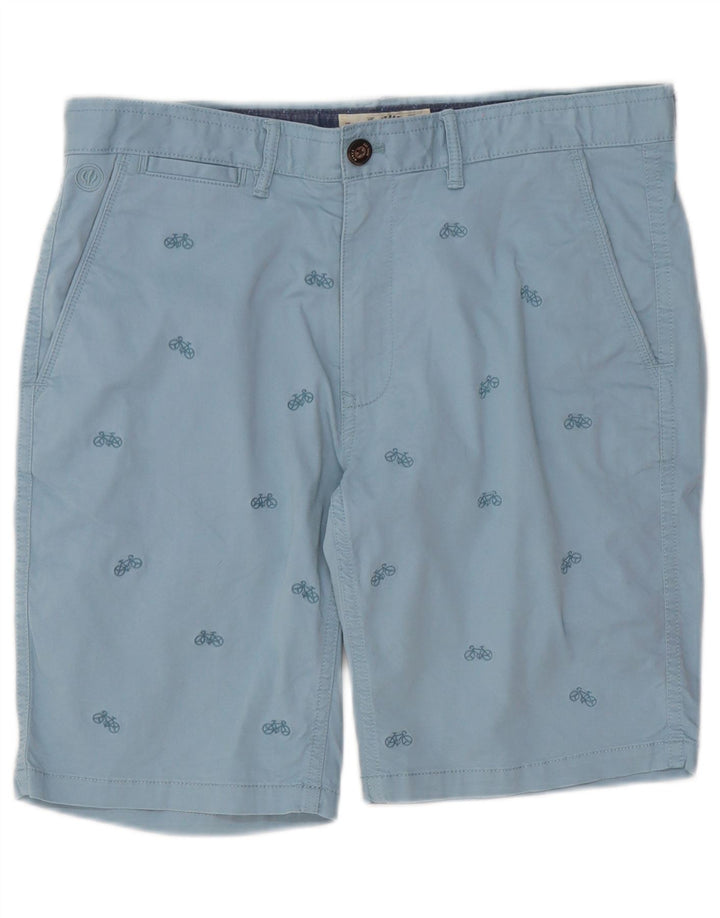 Pantaloni scurți chino pentru bărbați Fat Face W34, bumbac cu pete albastre mari