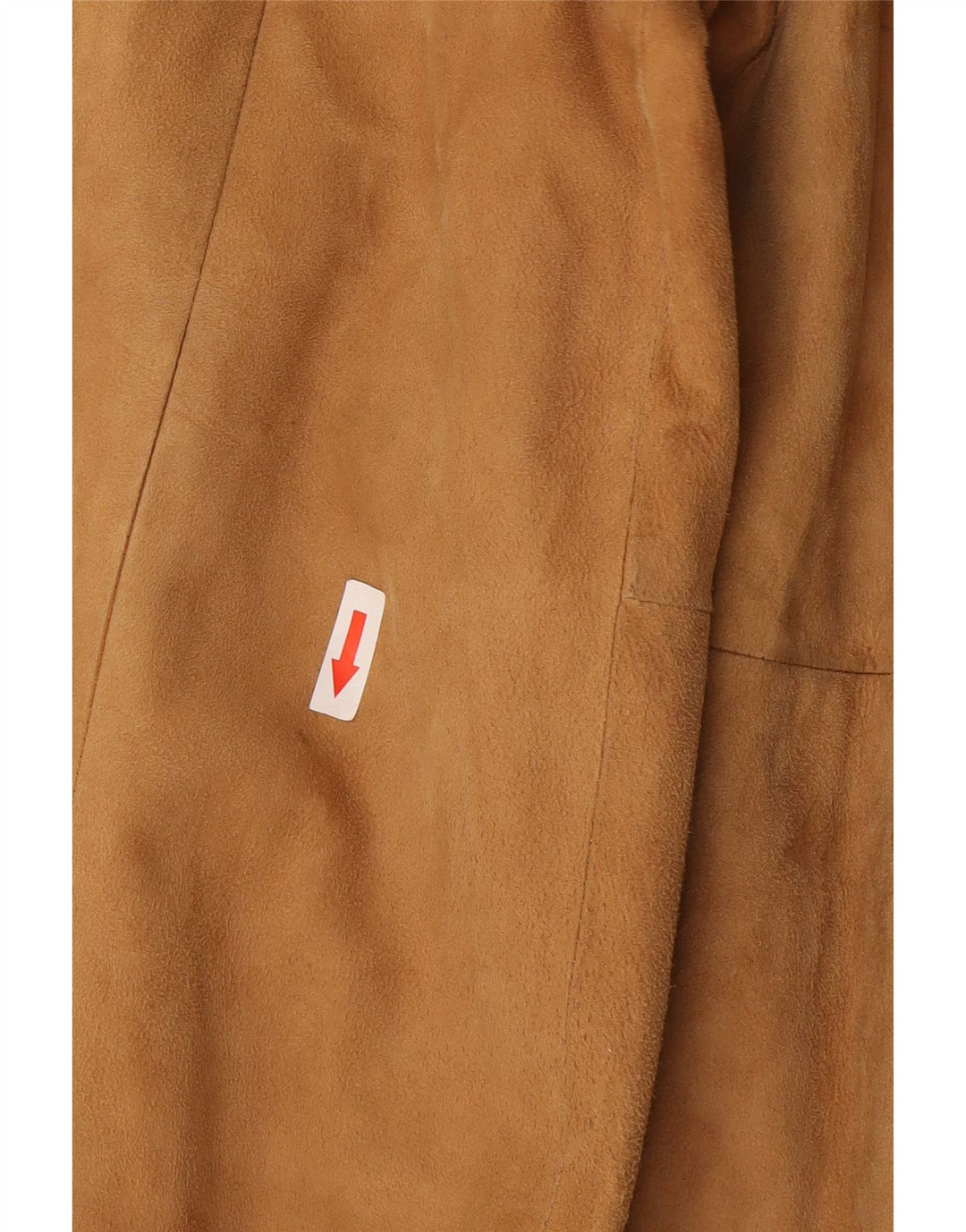 Jachetă vintage de piele intoarsa pentru femei IT 44 Bej mediu