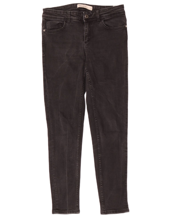 Blugi skinny dama Zara EU 36 XS W26 L27 bumbac negru