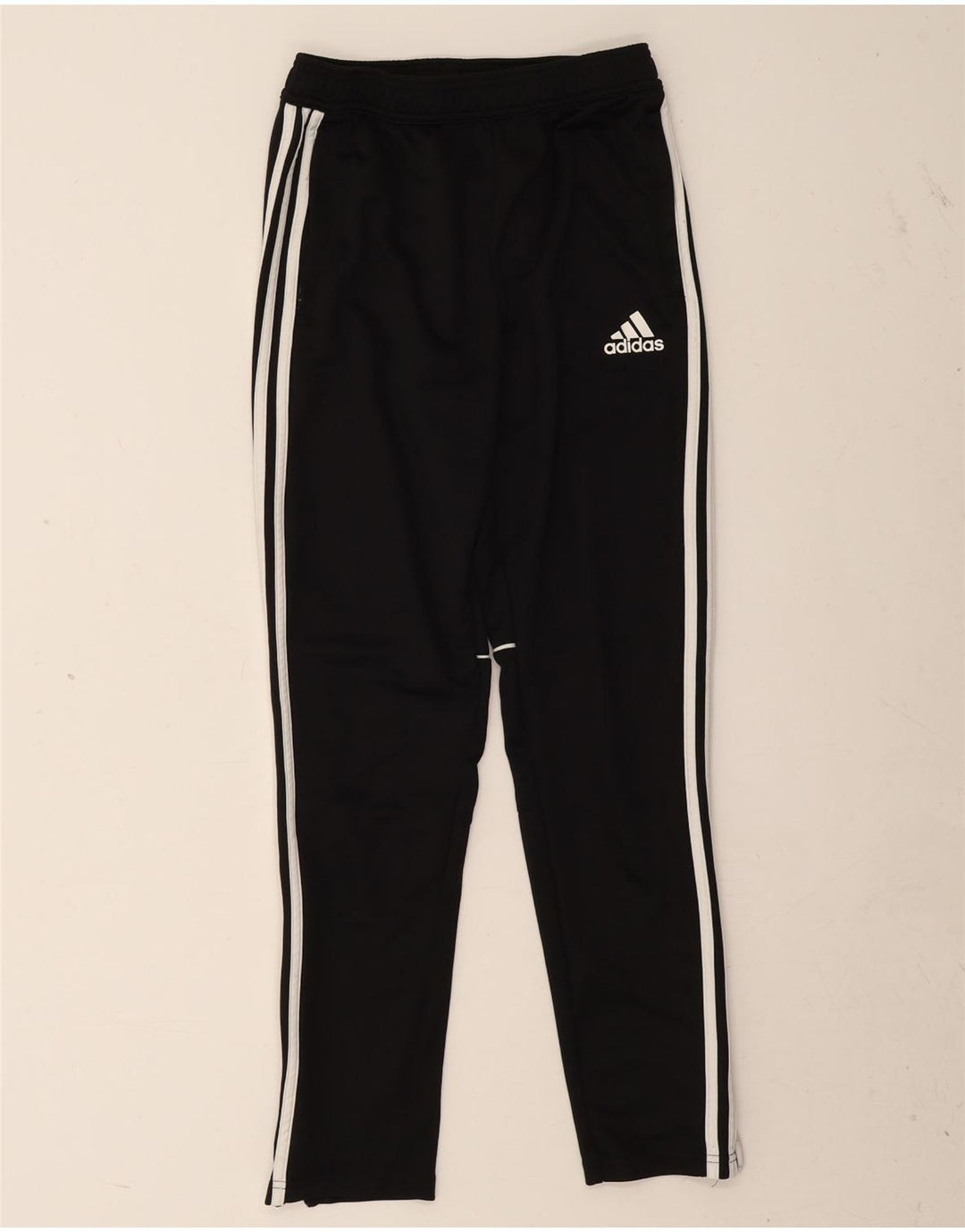 Pantaloni de trening Adidas baieti 13-14 ani poliester negru