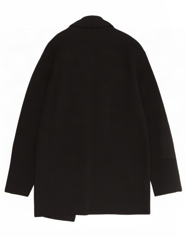 Pulover cardigan deschis pentru bărbați Zara XL, negru