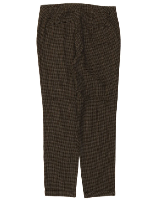 Pantaloni drepți casual pentru femei Zara XS W25 L27 Vâscoză verde din picior de gală