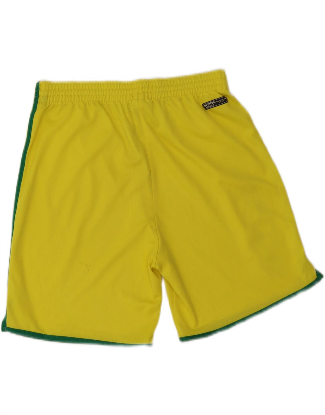 Pantaloni scurți sport grafic Errea pentru bărbați, poliester galben mediu