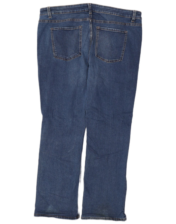 Marks & Spencer Blugi Bootcut pentru femei UK 20 2XL W42 L31 Bumbac albastru