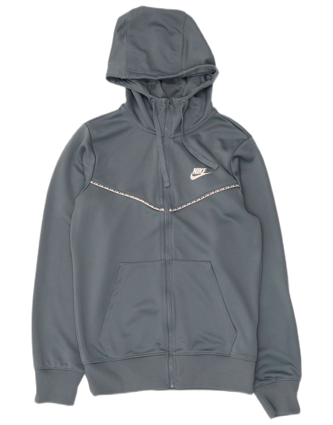 Pulover Nike pentru bărbați, cu fermoar, XS, poliester gri