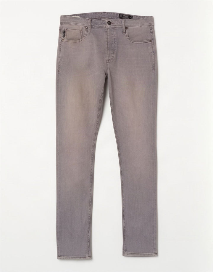 Blugi Jack & Jones Tim Slim pentru bărbați W30 L34 bumbac gri