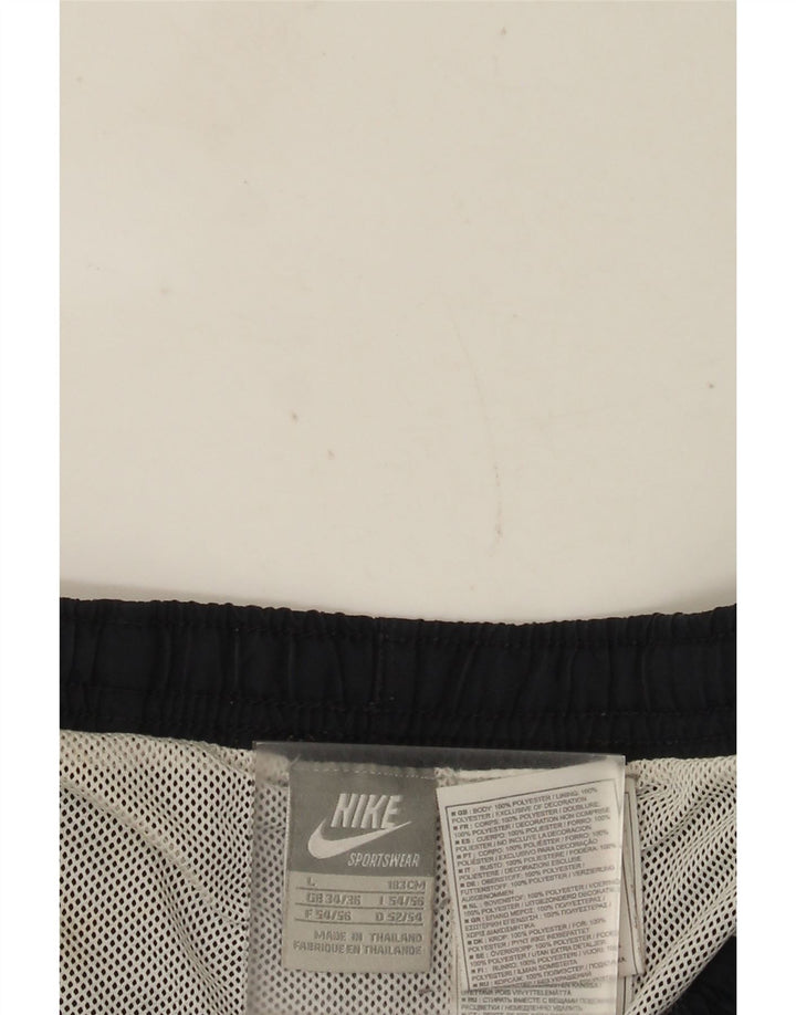 Pantaloni scurți sport Nike pentru bărbați, mari, albastru, poliester