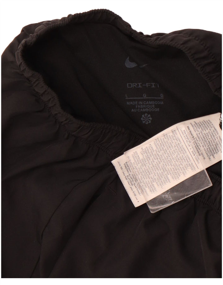 Pantaloni scurți sport Nike pentru bărbați, mari, negru, poliester