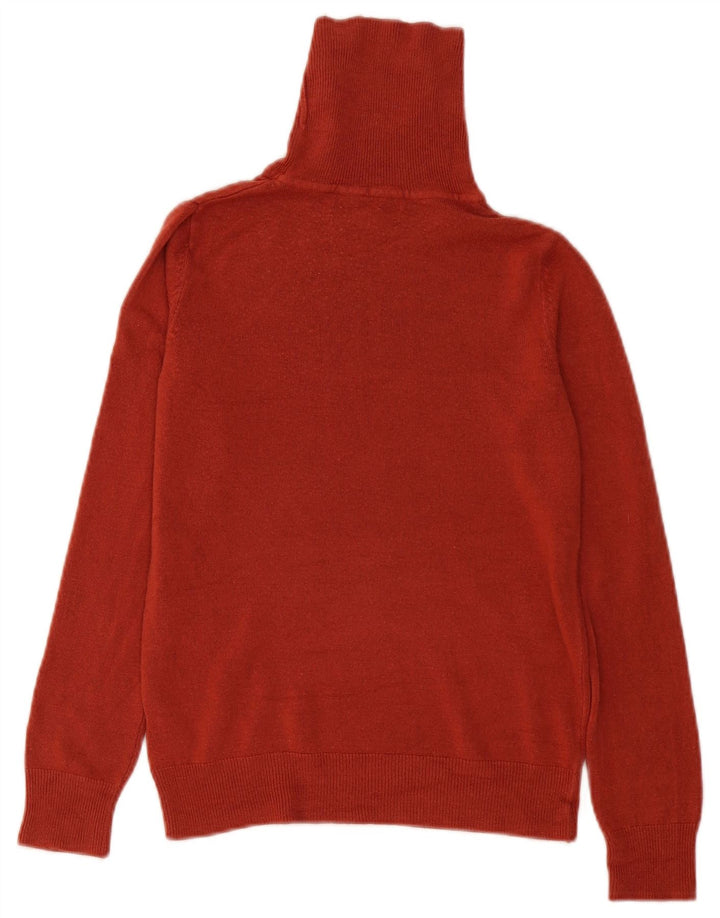 Marks & Spencer Pulover cu gât rulat pentru femei UK 8 Small Red Acrylic