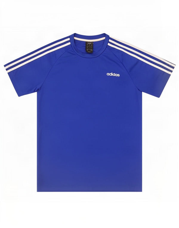 Tricou Adidas Climalite pentru bărbați Top Medium Blue Poliester
