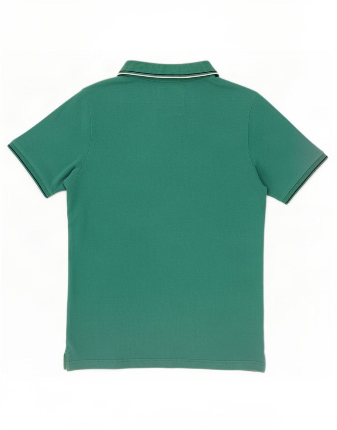 Tricou polo pentru bărbați Armani Jeans, verde mediu, cu dungi
