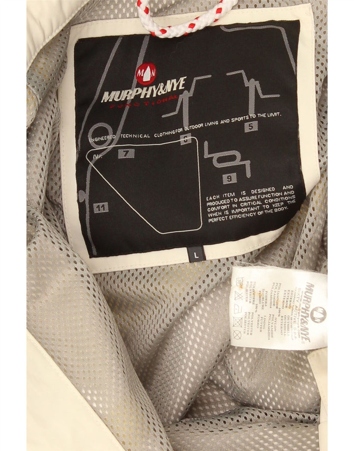 Murphy & Nye Jachetă de ploaie pentru bărbați UK 40 Poliamidă albă mare