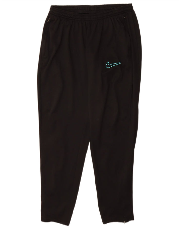 Pantaloni de trening NIKE Dri Fit pentru femei UK 14 Poliester negru mare