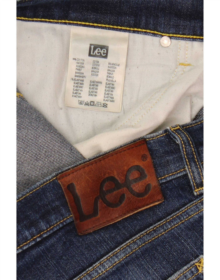 Blugi Lee Luke Slim pentru bărbați L34 L30 Bumbac bleumarin