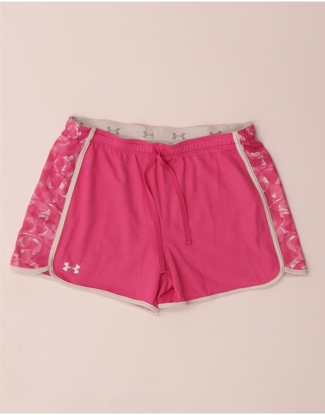 Pantaloni scurti sport pentru femei UNDER ARMOUR Heat Gear UK 14 Medium Pink Geometric