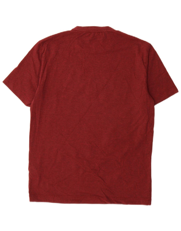 Tricou cu grafică pentru bărbați Emporio Armani Top Medium Burgundy Bumbac