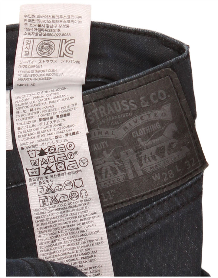 Blugi pentru bărbați Levi's 511 Slim W28 L32 Bumbac bleumarin