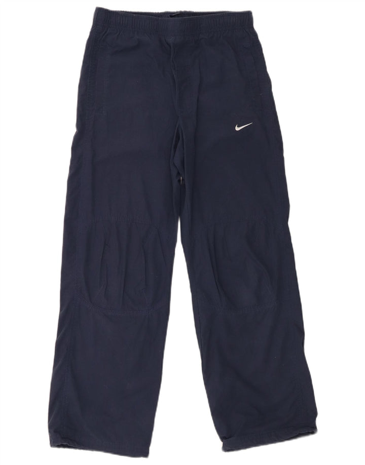 Pantaloni de trening Nike băieți 10-11 ani poliester mediu albastru bleumarin