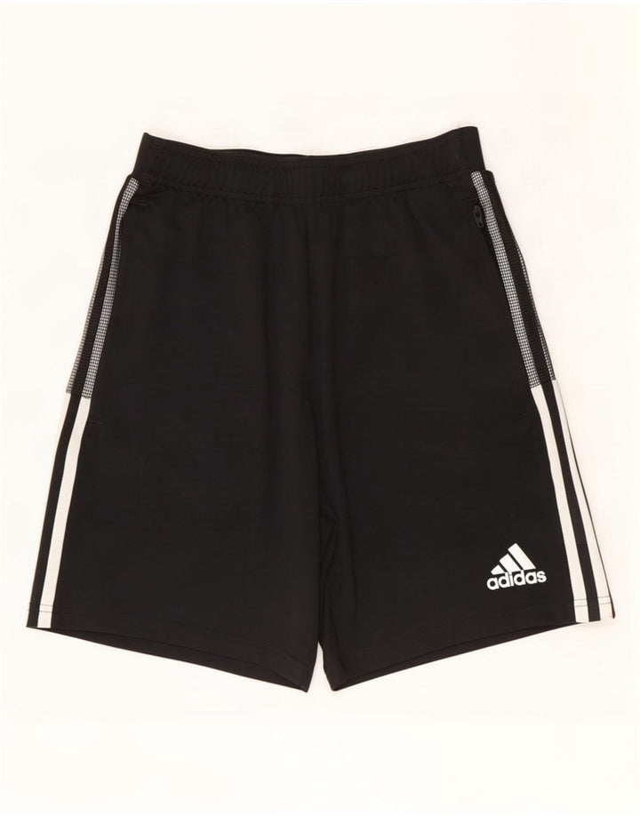 Pantaloni scurți sport Aeroready Adidas pentru bărbați, poliester negru mic